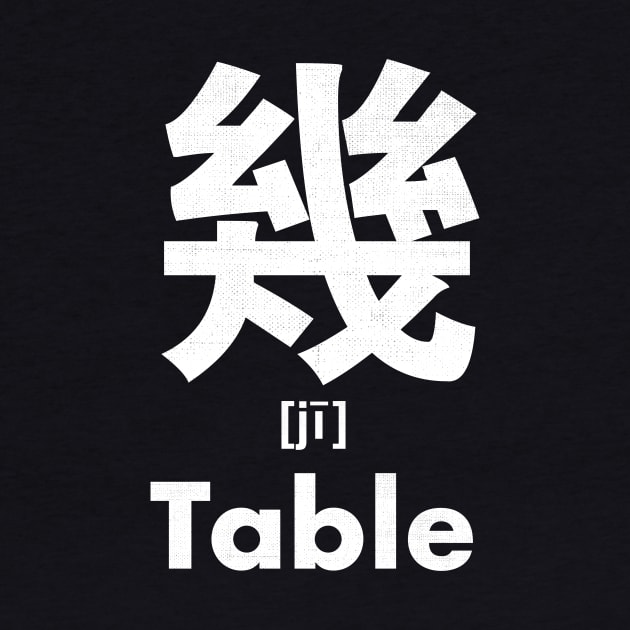 Table Chinese Character (Radical 16) by launchinese